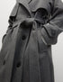 Marks & Spencer "Belted Double Breasted Longline Trench Style Coat"